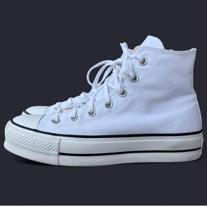 Converse White Canvas High-Tops